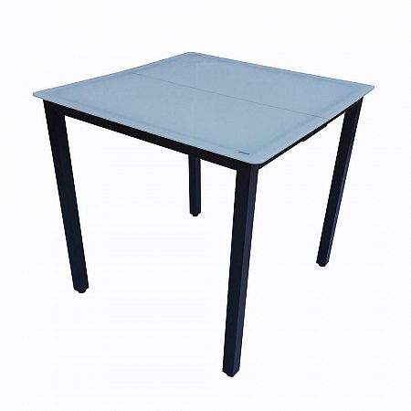 Záhradný Stôl, Hliníkový, 80x80